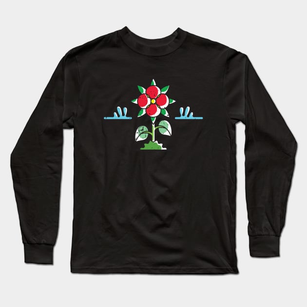 blooming flower Long Sleeve T-Shirt by dadudoz